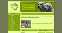 Desktop Screenshot of goldensirius.cz